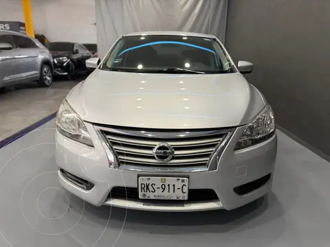 Nissan Sentra Sense Aut usado (2016) color Plata financiado en mensualidades(enganche $39,750 mensualidades desde $3,300)