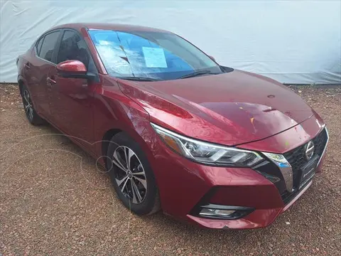 Nissan Sentra Advance usado (2021) color Rojo precio $299,000