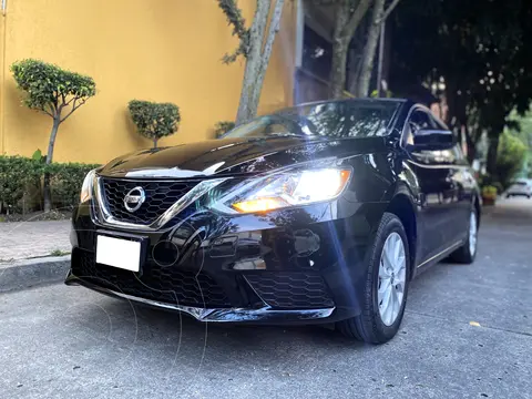 Nissan Sentra Sense Aut usado (2017) color Negro precio $218,000