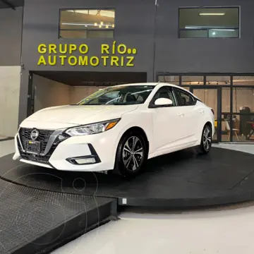 Nissan Sentra Advance usado (2020) color Blanco financiado en mensualidades(enganche $34,276 mensualidades desde $7,226)