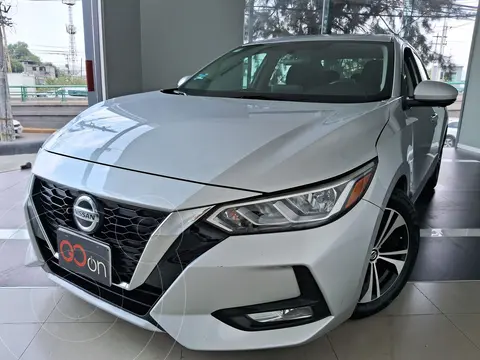 Nissan Sentra Advance usado (2022) color plateado financiado en mensualidades(enganche $85,838 mensualidades desde $6,564)