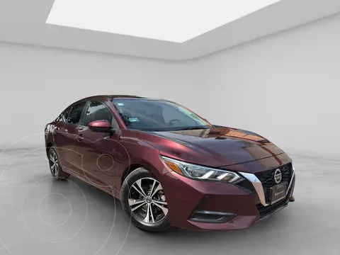 Nissan Sentra Sense Aut usado (2022) color Rojo precio $275,000