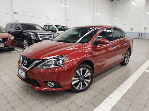 Nissan Sentra Exclusive Aut usado (2018) color Rojo financiado en mensualidades(enganche $34,900)