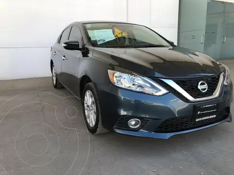 Nissan Sentra Advance usado (2017) color Azul Oriental financiado en mensualidades(enganche $30,000 mensualidades desde $5,200)