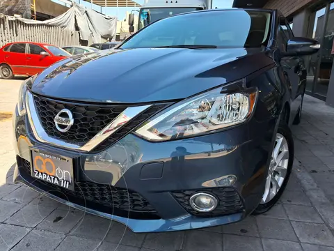 Nissan Sentra Advance usado (2019) color Azul financiado en mensualidades(enganche $76,000 mensualidades desde $4,408)