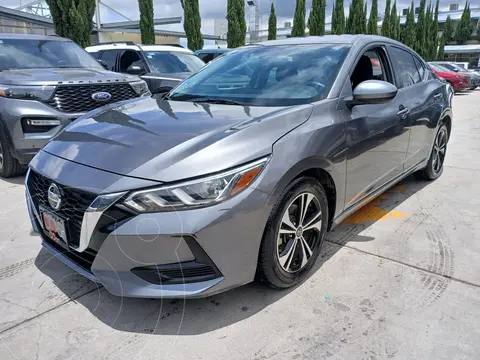 Nissan Sentra Sense Aut usado (2022) color Gris financiado en mensualidades(enganche $83,112 mensualidades desde $6,356)