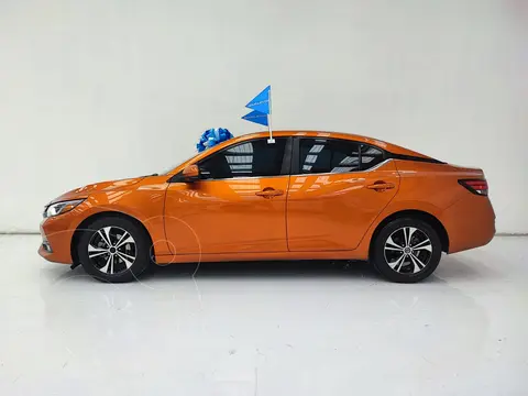 Nissan Sentra Advance Aut usado (2020) color Naranja precio $249,900