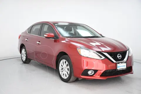 Nissan Sentra Advance usado (2019) color Rojo financiado en mensualidades(enganche $80,000 mensualidades desde $4,760)