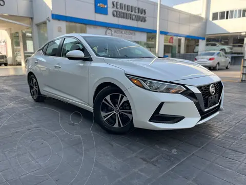 Nissan Sentra Sense Aut usado (2021) color Blanco precio $296,580