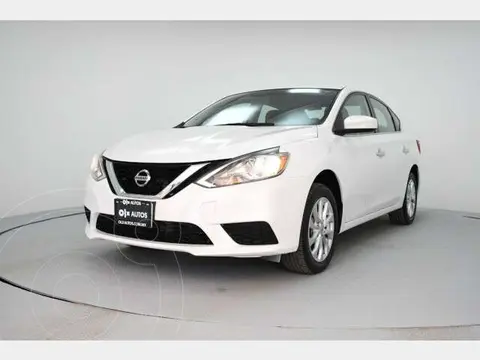 Nissan Sentra Sense usado (2019) color Blanco financiado en mensualidades(enganche $69,500 mensualidades desde $4,135)