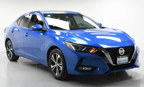 Nissan Sentra Advance Aut usado (2020) color Azul financiado en mensualidades(enganche $70,877 mensualidades desde $5,576)