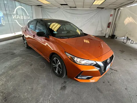 Nissan Sentra Advance usado (2023) color Naranja financiado en mensualidades(enganche $137,856 mensualidades desde $6,016)
