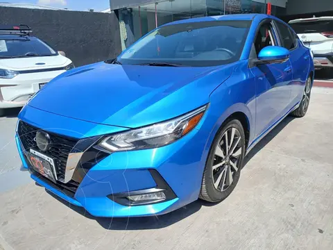 Nissan Sentra Exclusive Aut usado (2020) color Azul financiado en mensualidades(enganche $87,200 mensualidades desde $6,668)