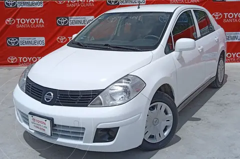 Nissan Tiida Sedan Advance Aut usado (2015) color Blanco financiado en mensualidades(enganche $49,350)