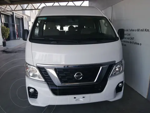 Nissan Urvan 15 Pas Amplia Aa Pack Seguridad usado (2020) color Blanco financiado en mensualidades(enganche $216,158 mensualidades desde $10,316)