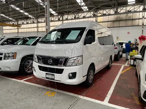 Nissan Urvan 12 Pas Aa usado (2017) color Blanco financiado en mensualidades(enganche $147,000 mensualidades desde $12,600)