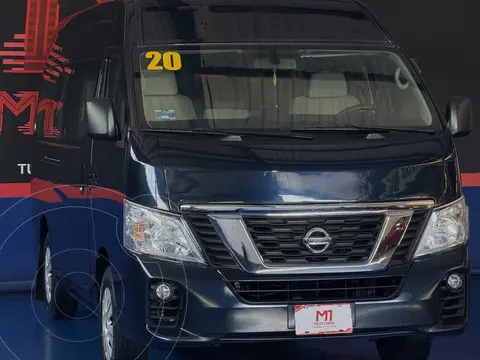 Nissan Urvan 15 Pasajeros usado (2020) color Azul financiado en mensualidades(enganche $87,980)