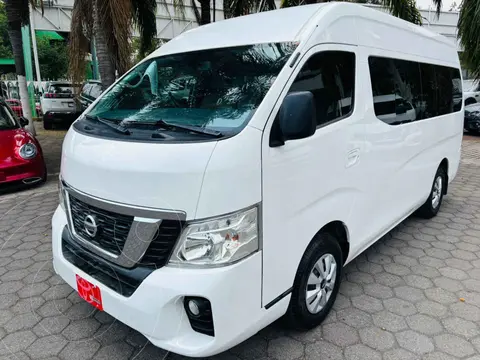 Nissan Urvan 15 Pas Amplia Pack Seguridad usado (2020) color Blanco financiado en mensualidades(enganche $144,319 mensualidades desde $12,819)