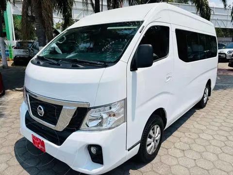 Nissan Urvan 15 Pas Amplia Pack Seguridad usado (2020) color Blanco financiado en mensualidades(enganche $144,319 mensualidades desde $12,819)