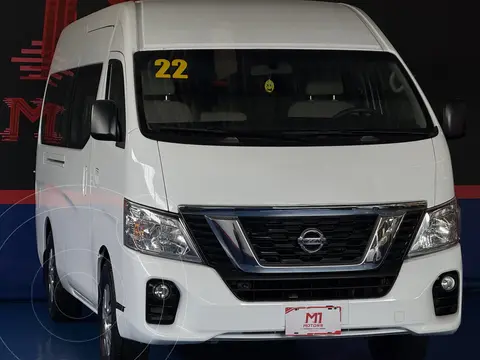 Nissan Urvan 15 Pasajeros usado (2022) color Blanco financiado en mensualidades(enganche $105,780)