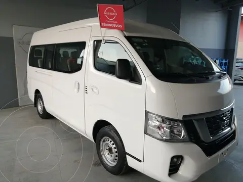 Nissan Urvan 15 Pas Amplia Aa Pack Seguridad usado (2020) color Blanco financiado en mensualidades(enganche $212,462 mensualidades desde $10,139)