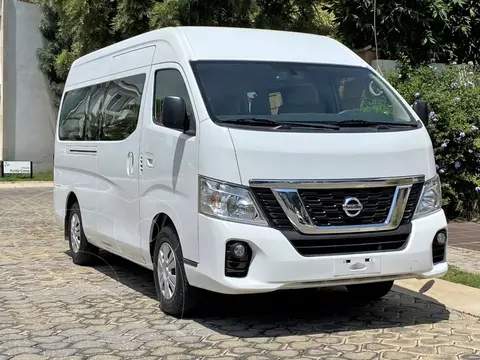 Nissan Urvan 12 Pas Aa Pack Seguridad usado (2019) color Blanco financiado en mensualidades(enganche $103,600)