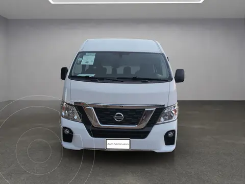 Nissan Urvan 15 Pas Amplia Aa Pack Seguridad usado (2020) color Blanco financiado en mensualidades(enganche $190,292 mensualidades desde $9,081)