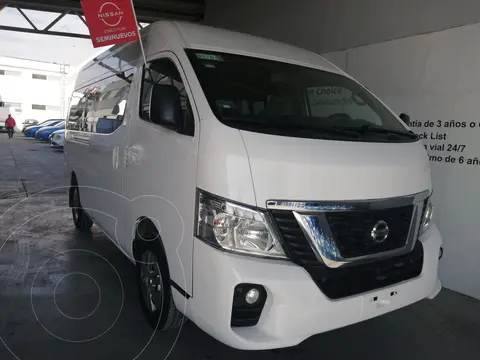 Nissan Urvan 15 Pas Amplia Aa Pack Seguridad usado (2020) color Blanco financiado en mensualidades(enganche $212,462 mensualidades desde $10,139)