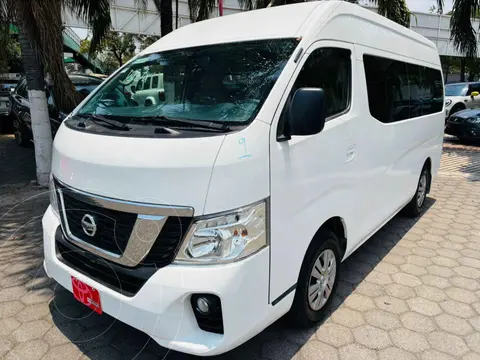 Nissan Urvan 15 Pas Amplia Pack Seguridad usado (2020) color Blanco financiado en mensualidades(enganche $144,319 mensualidades desde $12,819)