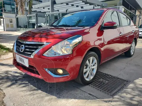 Nissan Versa Exclusive Aut usado (2019) color Rojo Nacarado precio $15.200.000