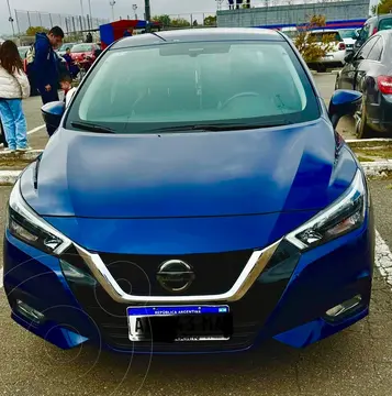 Nissan Versa Exclusive Aut usado (2021) color Azul precio u$s18.500