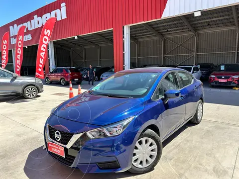 Nissan Versa 1.6L Sense usado (2021) color Azul financiado en cuotas(pie $1.850.000)