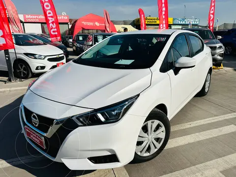 Nissan Versa 1.6L Sense Aut usado (2022) color Blanco financiado en cuotas(pie $3.500.000)