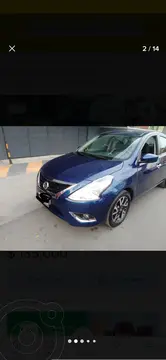 Nissan Versa Advance usado (2019) color Azul precio $135,000
