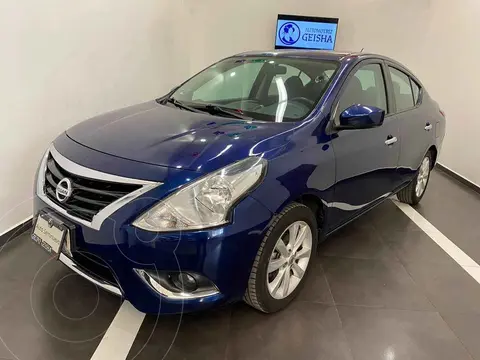 Nissan Versa Advance Aut usado (2018) color Azul financiado en mensualidades(enganche $52,800 mensualidades desde $5,209)