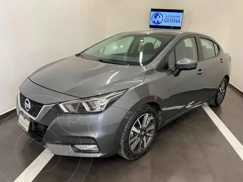 Nissan Versa Advance Aut usado (2020) color Gris financiado en mensualidades(enganche $59,400 mensualidades desde $5,860)