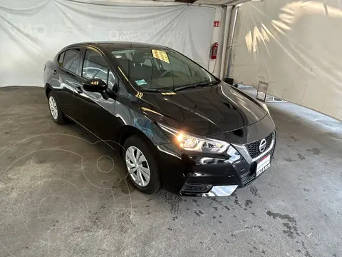 Nissan Versa Sense Aut usado (2020) color Negro financiado en mensualidades(enganche $98,564 mensualidades desde $4,301)