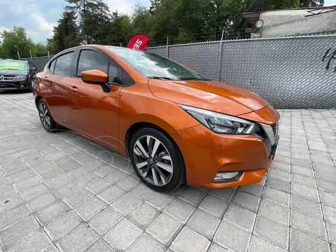 Nissan Versa Exclusive Aut usado (2020) color Naranja precio $260,000