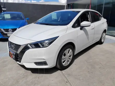 Nissan Versa Sense usado (2021) color Blanco financiado en mensualidades(enganche $73,575 mensualidades desde $5,626)