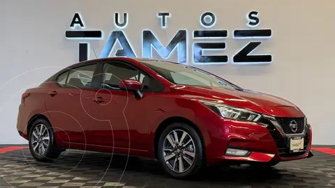 Nissan Versa Advance usado (2021) color Rojo financiado en mensualidades(enganche $52,580 mensualidades desde $5,632)