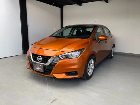 Nissan Versa Sense Aut usado (2020) color naranja claro precio $234,000