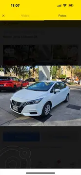 Nissan Versa Advance Aut usado (2021) color Blanco financiado en mensualidades(enganche $56,250 mensualidades desde $3,319)