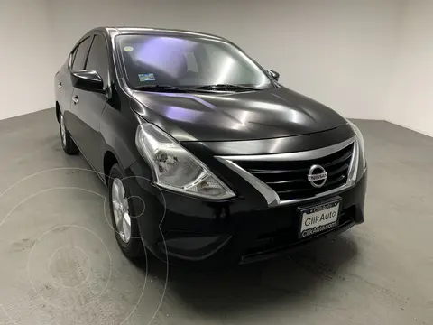 Nissan Versa Sense Aut usado (2019) color Negro financiado en mensualidades(enganche $50,000 mensualidades desde $5,600)