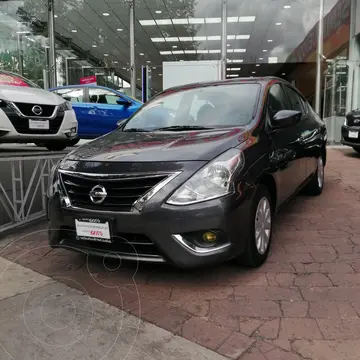 Nissan Versa Advance usado (2019) color Gris Oscuro financiado en mensualidades(enganche $49,800)