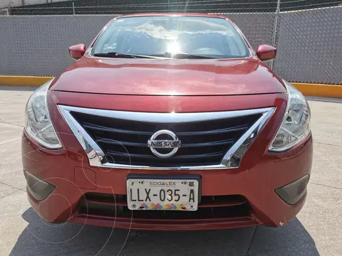 Nissan Versa Sense usado (2018) color Rojo financiado en mensualidades(enganche $56,750 mensualidades desde $6,033)