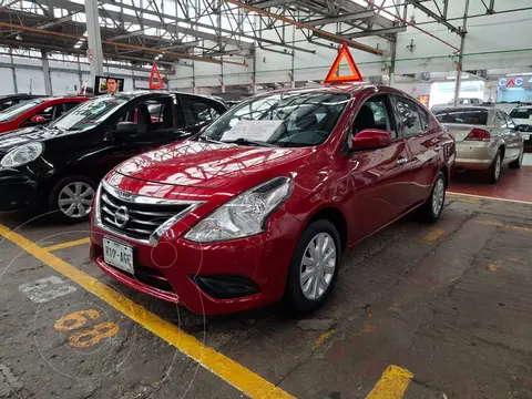Nissan Versa Advance Aut usado (2016) color Rojo financiado en mensualidades(enganche $40,000 mensualidades desde $3,600)