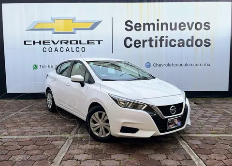 Nissan Versa Sense Aut usado (2021) color Blanco precio $210,000