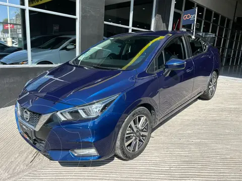 Nissan Versa Advance usado (2021) color Azul financiado en mensualidades(enganche $77,662 mensualidades desde $5,939)