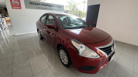 Nissan Versa Sense usado (2018) color Rojo precio $199,000