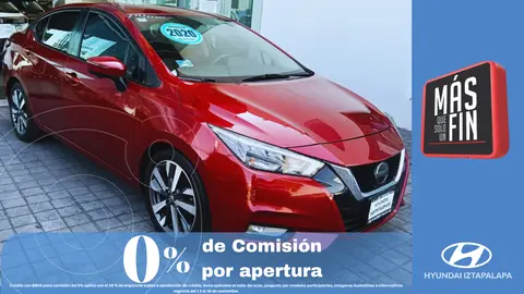 Nissan Versa Platinum Aut usado (2020) color Rojo financiado en mensualidades(enganche $95,262 mensualidades desde $4,008)